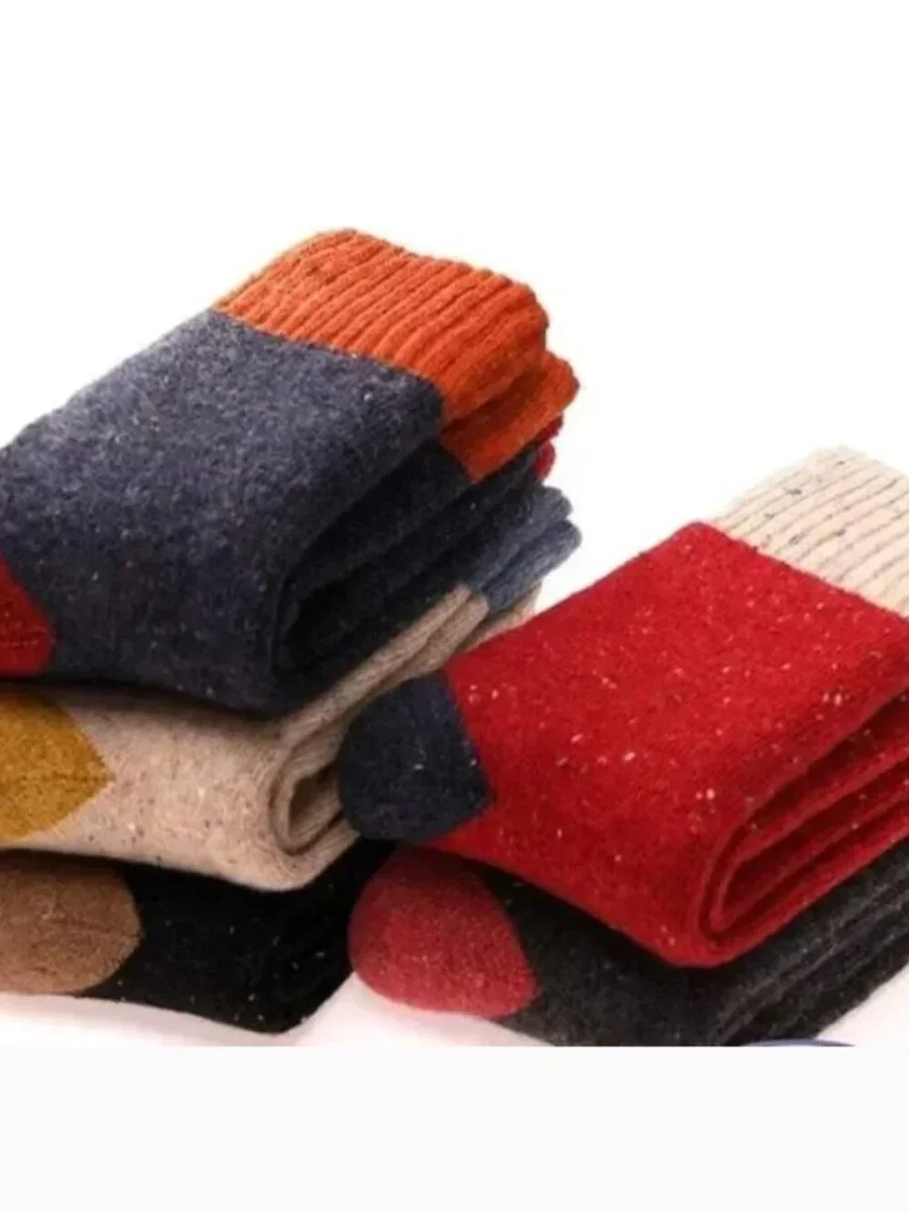 Warm wool winter socks